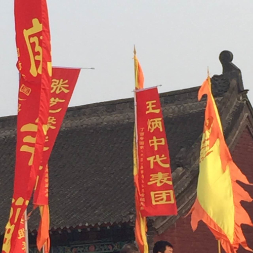 王炳中会长带队出席“世界华人企业家领袖暨国际易学名家祭拜伏羲大典”、“中国易经文化与房地产管理高峰论坛”